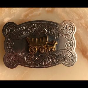 Vintage Chambers Wagon Belt Buckle